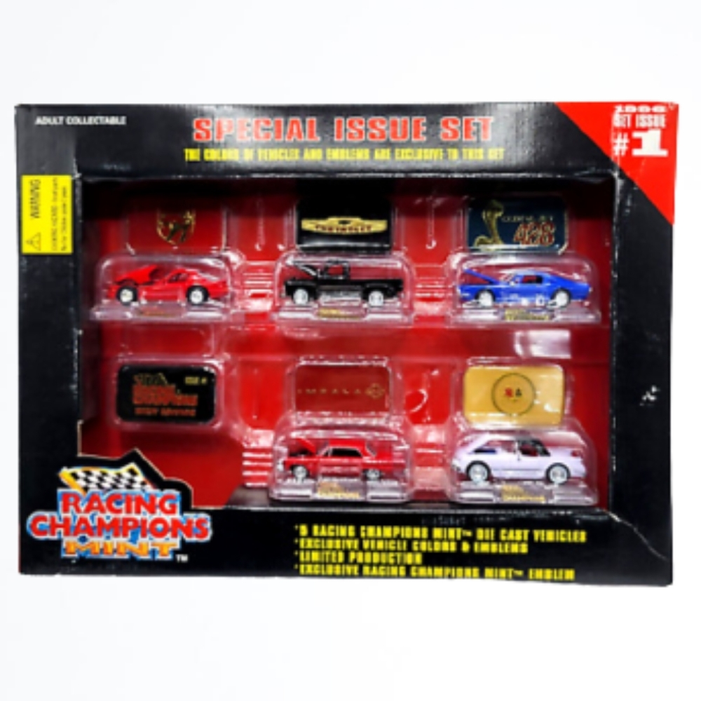 1996 Racing Champions Mint Special Issue Set #1 1:64 Scale Diecast 5 Car Set